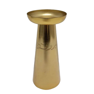 Bougeoir en métal décoratif pour la maison bougeoir antique doré pour décoration de mariage bougeoir pilier - Product Image 4