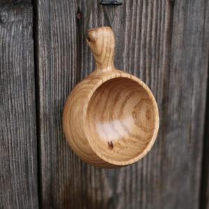 Durable Handmade Kuksa Wooden <b>Mug</b> For <b>Camping</b>, Picnic, And Travel Gear Style Wooden Kuksa <b>Mug</b> For Natural Drinking Experience - Product Image 2