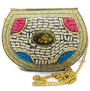 กระเป๋าคลัทช์ทำด้วยมือโมเสกสำหรับงานแต่งงานกระเป๋าคลัทช์โมเสคสุดหรูพร้อมกระเป๋าคลัทช์โมเสคสำหรับผู้หญิงแฟชั่น - Product Image 5