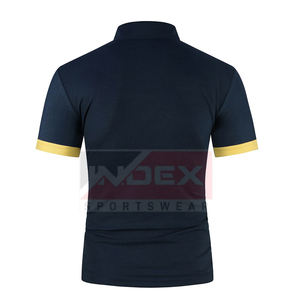 Polo à manches courtes pour hommes, séchage rapide, modèle solide 100% coton, chemises polo grande taille pour hommes - Product Image 3
