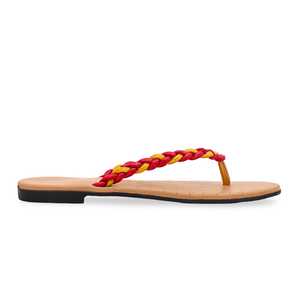 Sandalias Tacón Rojas CL1786 Casual Chappal - Product Image 3