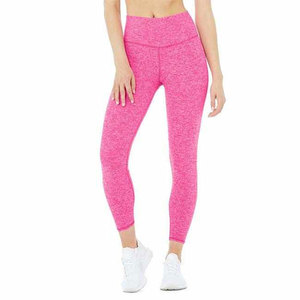 Offre Spéciale – Ensemble de Yoga Rose Sans Coutures : Legging Taille Haute et Brassière de Sport 2 Pièces – Tenue d'Entraînement Unie à Bretelles Fines - Product Image 6
