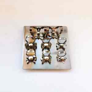 HEXA CARE-Juego de abrazaderas de dique de goma para dentista, kit universal de abrazaderas endodónticas de marfil, instrumentos quirúrgicos de acero inoxidable - Product Image 3