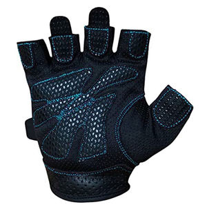 Guantes deportivos de cuero genuino para levantamiento de pesas Fitness gimnasio entrenamiento nuevo diseño único medio dedo guantes de cuero para entrenamiento de gimnasio - Product Image 4