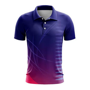 เสื้อโปโลพิมพ์ลายซับลิเมชันเสื้อโปโลเสื้อกอล์ฟพิมพ์ลายพิมพ์โลโก้แบบกำหนดเองทั้งหมด - Product Image 6
