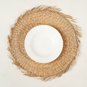 Wholesale Handwoven Round Seagrass Placemat Woven Seagrass <b>Table</b> Mats Woven Charger <b>Table</b> Decor From Vietnam - Product Image 2