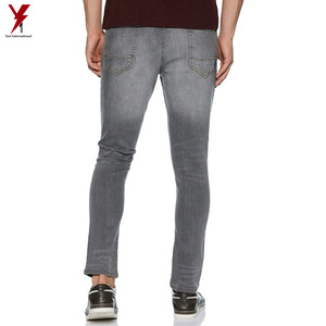 Custom Design Loose Fit <b>Jeans</b> Male Female Denim Pants Men Hot Sale <b>Jeans</b> Young Men Cotton <b>Elastic</b> Pant - Product Image 3