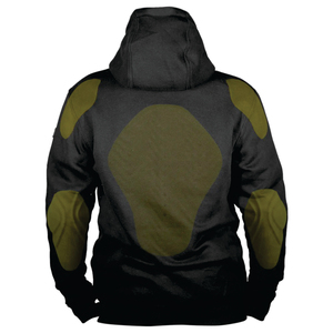 Sweat à capuche de protection pour moto unisexe Sweat à capuche en polaire pour moto de grande taille avec fermeture éclair - Product Image 3