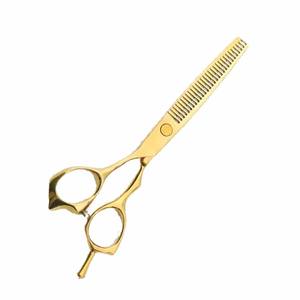 กรรไกรซอยบางสีทอง24ฟันสำหรับช่างตัดผม - Product Image 4