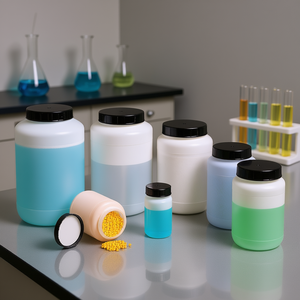 ขวดห้องปฏิบัติการทรงกลมปากกว้างของบริษัทเบิร์กเล่ จำกัด พร้อมหูจับตามหลักสรีรศาสตร์เพื่อการใช้งานที่ง่ายดาย - Product Image 3