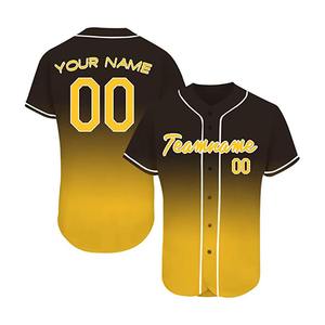 Service OEM, conception sur mesure, maillot de baseball unisexe, taille personnalisée, best-seller 2025, imprimé, respirant, séchage rapide, logo personnalisé, couleurs personnalisées - Product Image 5
