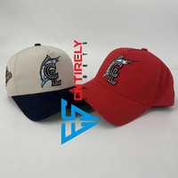 Casquette de baseball de sport personnalisée à 6 panneaux la plus populaire Casquette ajustée en caoutchouc ajustable en coton doux et en tissu imprimé de couleur unie