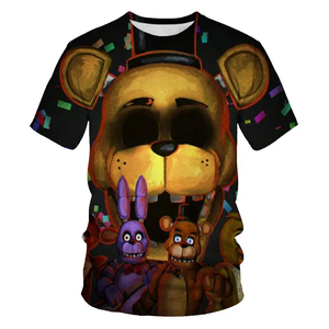 Venta al por mayor diseño personalizado 3D impreso hombres para camisetas Todos los estampados 220 gramos algodón/poliéster tela patrón sólido secado rápido - Product Image 2