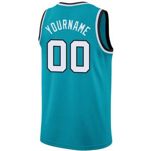 Maillot de basket sans manches personnalisé avec logo imprimé par sublimation sur le devant, 100% polyester respirant, nom d'équipe personnalisé - Product Image 6