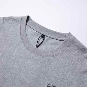 Camiseta de algodón peinado con estampado de alta calidad y logotipo personalizado, camisetas de manga larga para hombre - Product Image 3