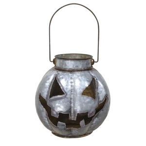 Decoración colgante de pared de calabaza de Halloween galvanizada elegante de alta demanda para fiestas de Navidad y Halloween - Product Image 2