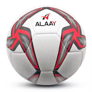 Alaay Regulación estándar Tamaño 5 Balón de fútbol profesional Personalizado Futbol PU Material Nylon Herida Cuero Partido Fútbol - Product Image 1