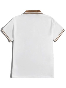 เสื้อโปโลสำหรับผู้ชายแขนสั้นผ้าน้ำหนักเบาใส่สบายดูแลรักษาง่ายซักได้อเนกประสงค์ตู้เสื้อผ้าจำเป็น - Product Image 2