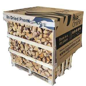 Madera de aliso de roble secada al horno de alta calidad y variedad de cenizas de abeto para leña energética incluida - Product Image 3