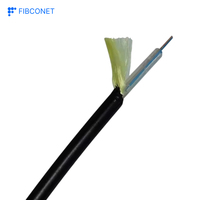 Câble de Fibre Optique GCYFY Souterrain à Spectre Complet en Fil d'Aramide Marqué, Micro-Conduit HDPE, 4 Cœurs, 24 Brins, 72 Fibres