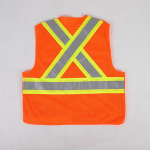 With logo Custom Led <b>Work</b> Engineer Reflective Safety Clothing <b>Jacket</b> Industrial <b>Construction</b> High Visible Mesh Safety Vest - Product Image 4