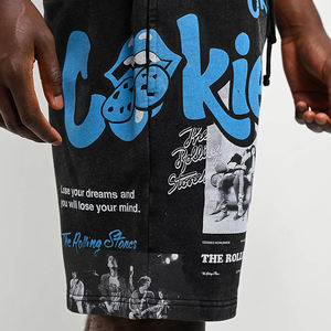 Couleur noire Bon vendeur Nouveau élégant avec propre conception Produit populaire Short de survêtement léger en tissu doux confortable - Product Image 3