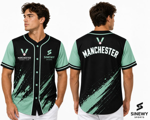 เสื้อเบสบอลชาย SINEWY SPORTS แบบสวม กระดุมหน้า แขนสั้น ผ้าโพลีเอสเตอร์ ระบายเหงื่อได้ดี มีไซส์ใหญ่ - Product Image 6