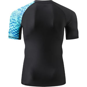 Haute qualité adulte Rash Guard chemise de sport personnalisé une épaule panneau imprimé élégant extensible Rash Guards sur des prix très bon marché - Product Image 3