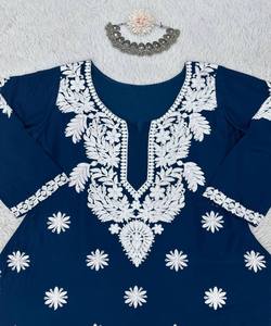 Ropa cosida al por mayor con diseño clásico de ropa bordada ideal para trajes modestos elegantes y con estilo - Product Image 4