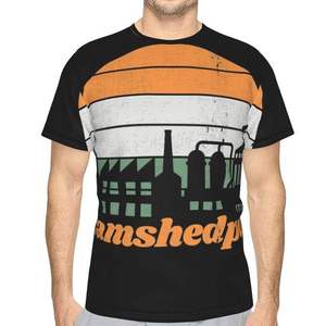 Camiseta de sublimación de color sólido personalizada al por mayor, ropa deportiva transpirable, camiseta de sublimación para hombre - Product Image 1