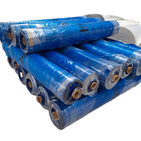 Rouleaux de bâche PE unie personnalisable – Diverses options de grammage et de couleur – Imperméable, stabilisé aux UV, tissé robuste, résistant aux déchirures
