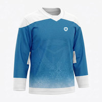 Maillot de hockey sur glace moderne en tissu durable, idéal pour les séances d'entraînement, les jeux décontractés et les compétitions d'équipe