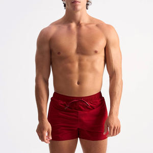 Red Color OEM Service Hand Made Latest Style Gym Wear Eco Friendly Soft Touch Fitness Workout Sport <b>Short</b> BY AMAZING INDUSTRIES - Product Image 1