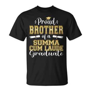 T-shirt Fier frère d'un diplômé Summa Cum Laude, classe de 2023 - Product Image 1