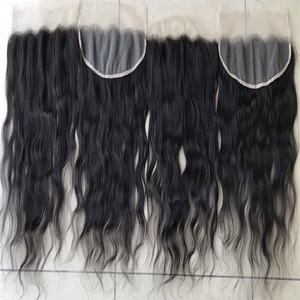 Extensión de cabello humano ondulado natural brasileño natural sin procesar Proveedores de extensión de cabello humano frontal de encaje HD virgen de onda natural - Product Image 2