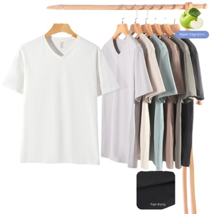 <b>Men's</b> Unisex Oversized <b>Collarless</b> Formal Half Sleeve T-<b>Shirt</b>-Premium Plain White Soft Flannel Fabric Anti-Wrinkle Quick Dry - Product Image 1