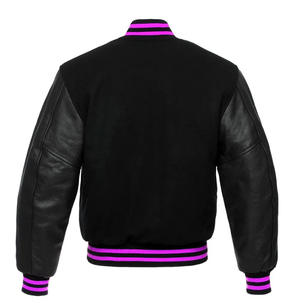 Custom Design Premium Quality Letterman Chenille Embroidery Varsity Jacket with Stand Collar Winter Season Accessory - Product Image 2