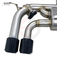 Système d'échappement Catback en acier inoxydable SDO pour BMW X5M X6M E70 E71 4.4TT V8 2009-2014, soupape électronique de performance