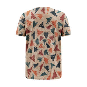 OEM Personnalisé 100% Coton T-Shirt Solide Motif Sublimation Complète Manches Courtes Sport & Streetwear Style Décontracté Tissu Tricoté - Product Image 2