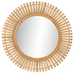 Best Seller Affordable Wall Decoration Rattan Mirrors Frames Suppliers Metal Frame Bathroom Vintage Antique Vietnam Mirrors