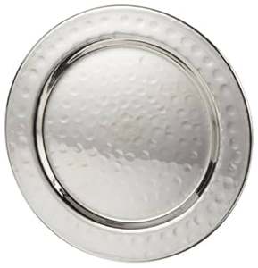 Dessous de verre en métal vintage avec une texture unique, parfait pour la configuration de l'heure du thé et les idées de présentation de salon classiques - Product Image 3