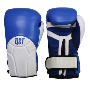 Gants de boxe en cuir PU de haute qualité pour hommes et femmes, entraînement MMA, Muay Thai, Kickboxing, respirants, avec fermeture, logo personnalisé - Product Image 1