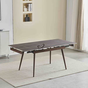 Tavolo da Pranzo Moderno Pieghevole ed Estensibile in MDF per Sala da Pranzo e Cucina - Product Image 2