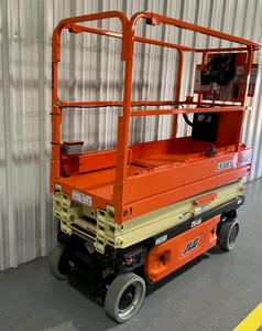 Livraison gratuite, plateforme élévatrice à ciseaux électrique JLG 1930ES, système hydraulique complet, plateforme aérienne de construction, couleur orange, capacité de 120 kg - Product Image 4