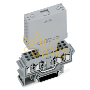 Dispositivo di Protezione contro i Fulmini Tipo T2 per Wago 286835 - Product Image 1