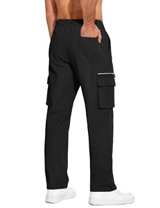 2025 Spring Men's Cotton Twill Cargo Pants Straight Fit <b>Chino</b> Style OEM Manufacturing High Rise Design for Daily Wear - Product Image 5