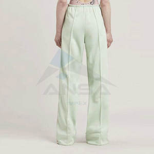 กางเกงขายาวทรงบานผ้าแคนวาสเอวยางยืด แห้งเร็ว สไตล์ลำลอง สำหรับผู้หญิงไซส์ใหญ่ สีใหม่ ขายส่ง สำหรับฤดูหนาว - Product Image 4