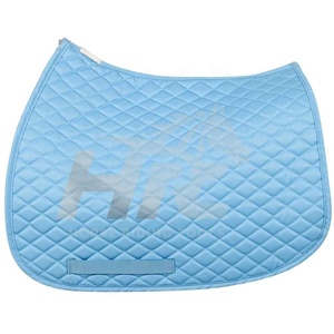 Best Selling Custom All-Purpose Quilted Saddle <b>Pads</b> Polyester/Cotton/Drylex Materials Quick Dry Breathable for Horse Riding-LCI - Product Image 1