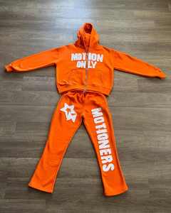 Streetwear lourd en détresse sweat à capuche zippé et pantalon de survêtement 2 pièces ensembles pour hommes ensemble de survêtements Vintage lavés à l'acide personnalisés - Product Image 5