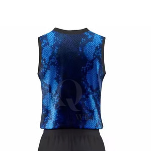 Ensemble d'uniformes de volley-ball personnalisés avec logo, maillot et short légers, respirants, de haute qualité, coupe confortable, pour l'entraînement, 100% coton - Product Image 5